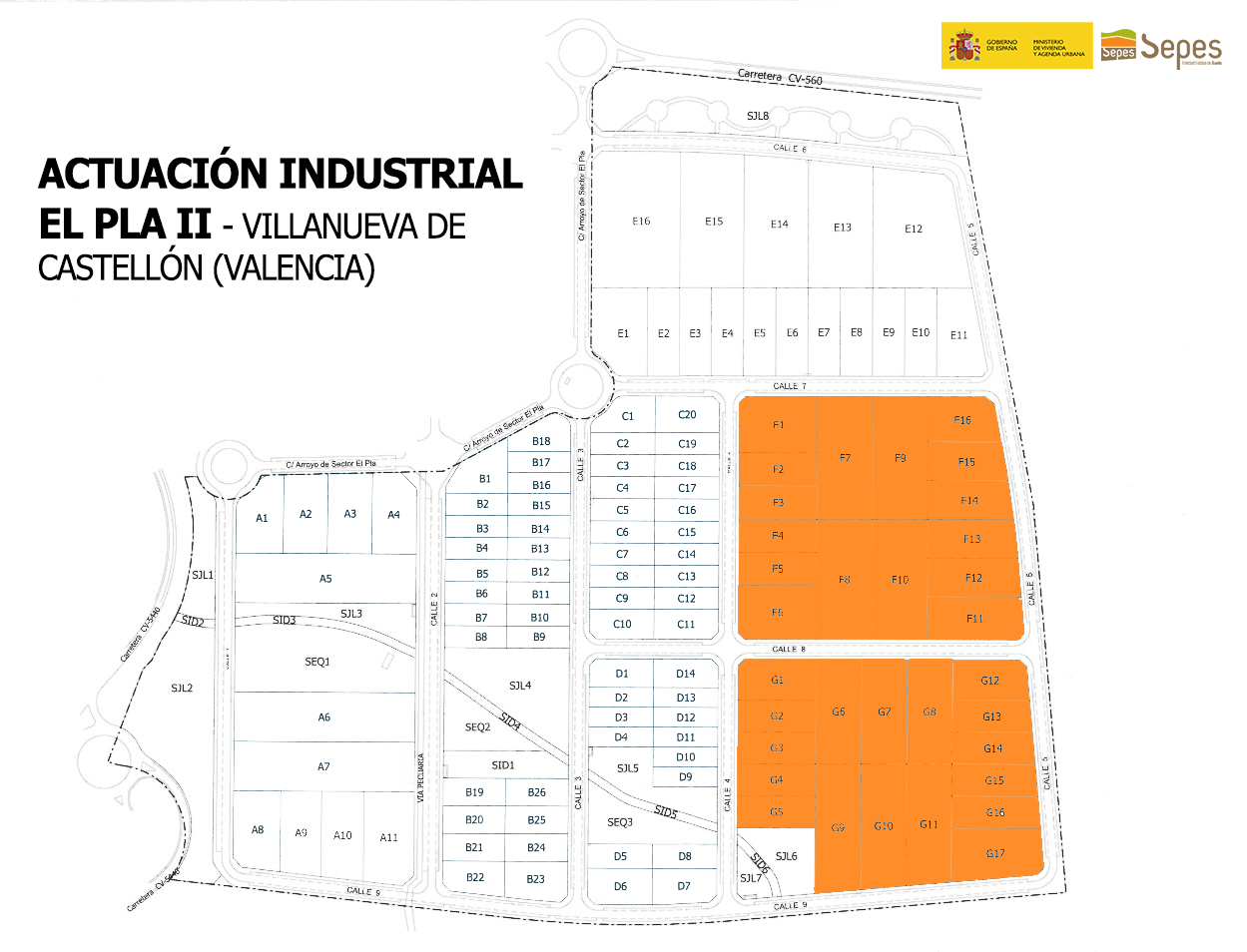Plano Actuación Empresarial El Pla II