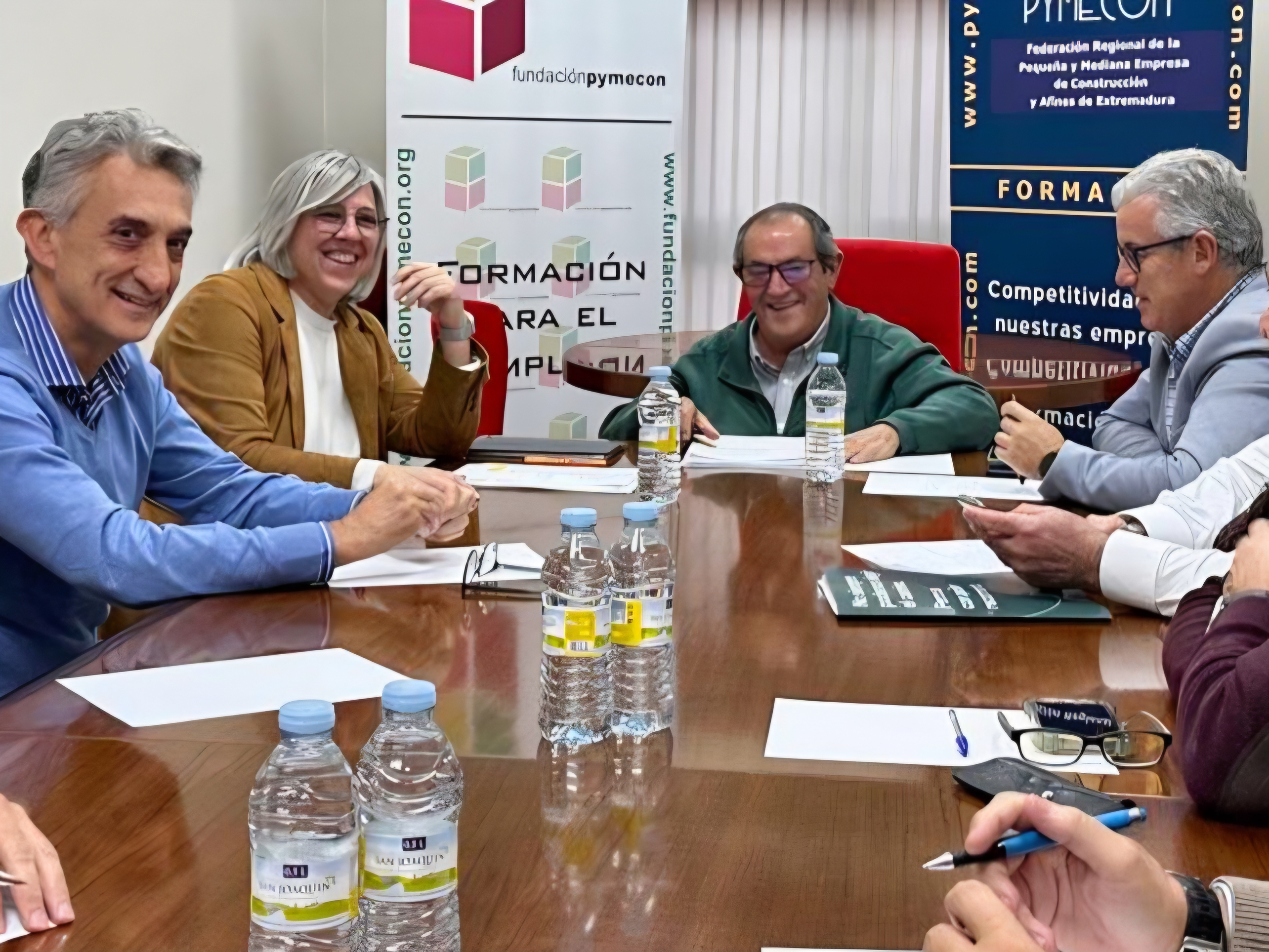 Reunión de trabajo con Pymecon