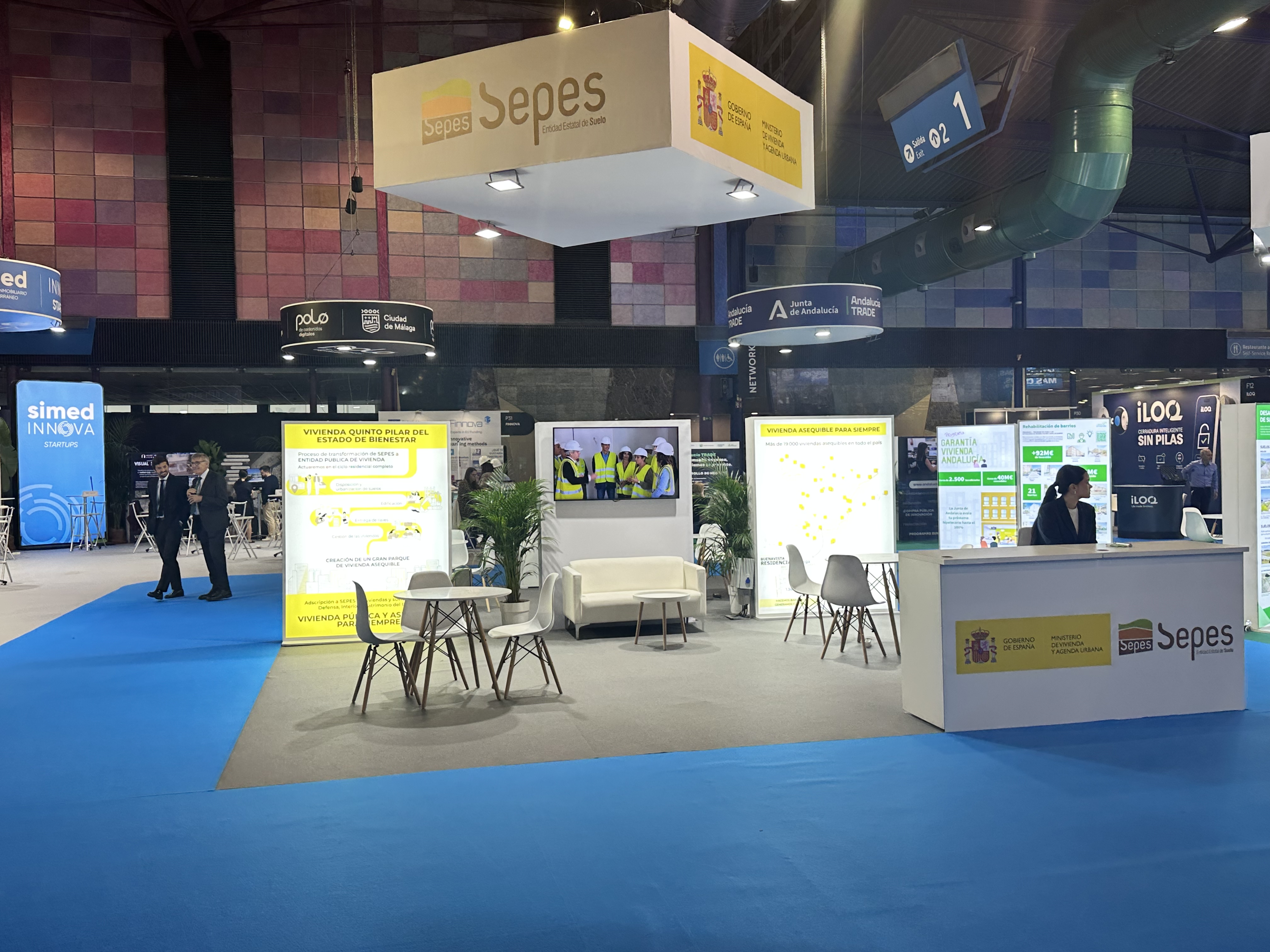 Stand de SEPES en Simed 