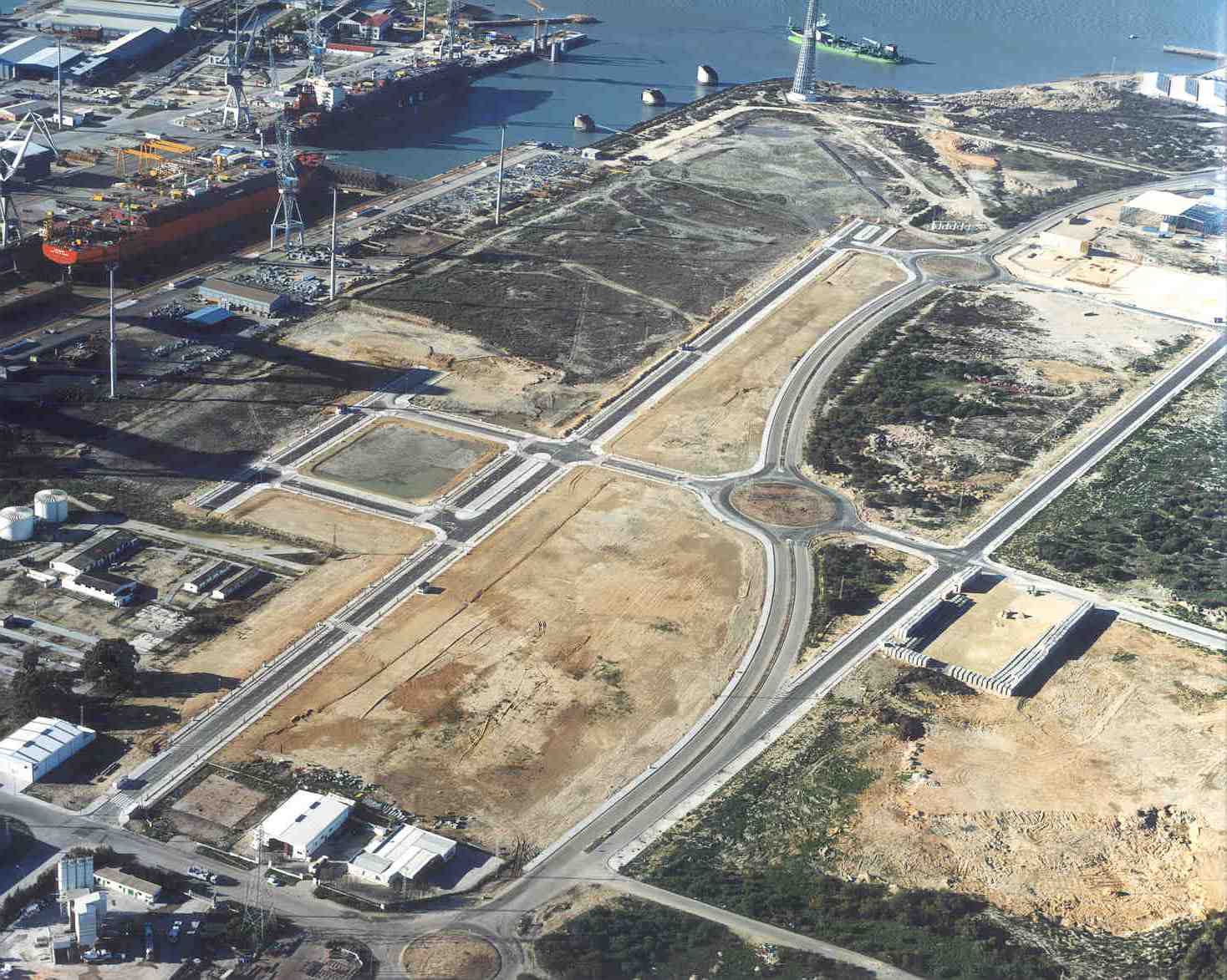 Foto aérea de la actuación