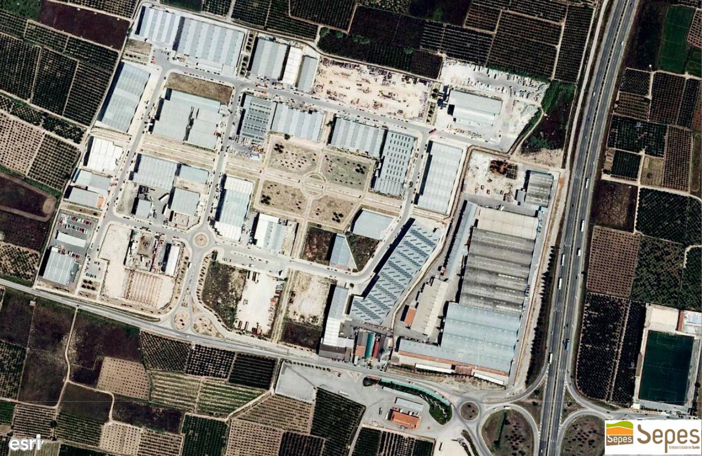 Foto aérea de la actuación