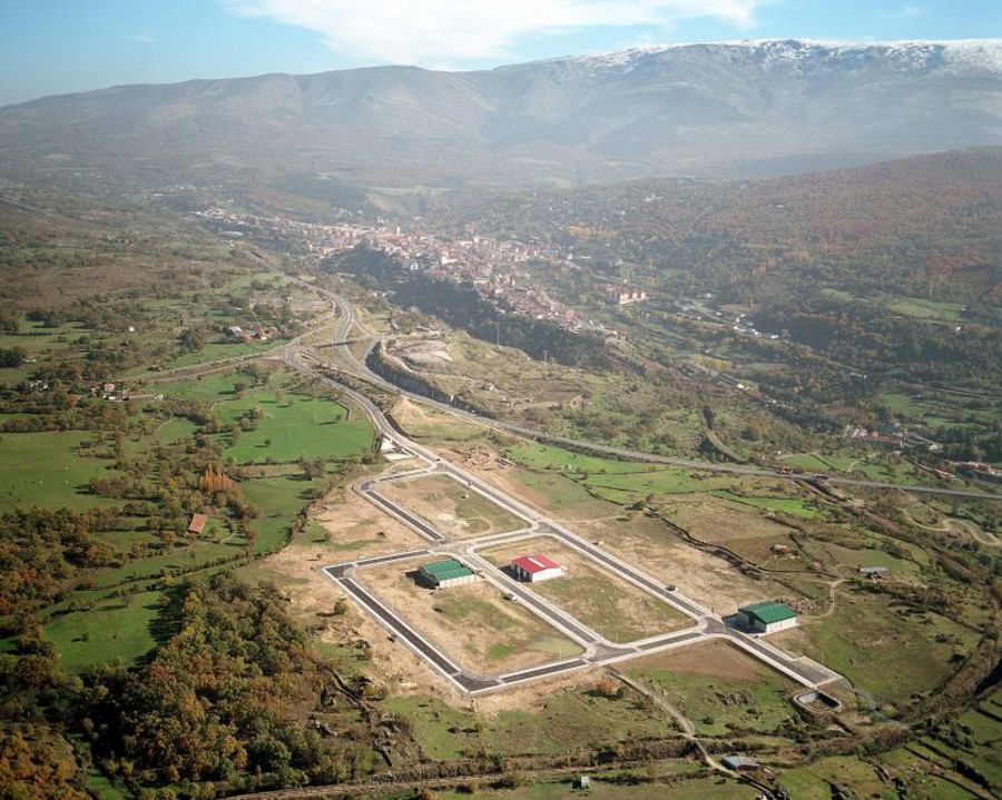 Foto aérea de la actuación