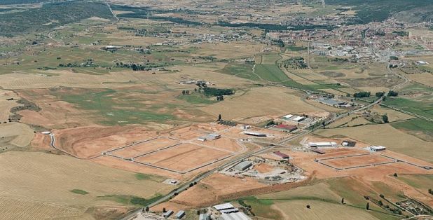 Foto aérea de la actuación