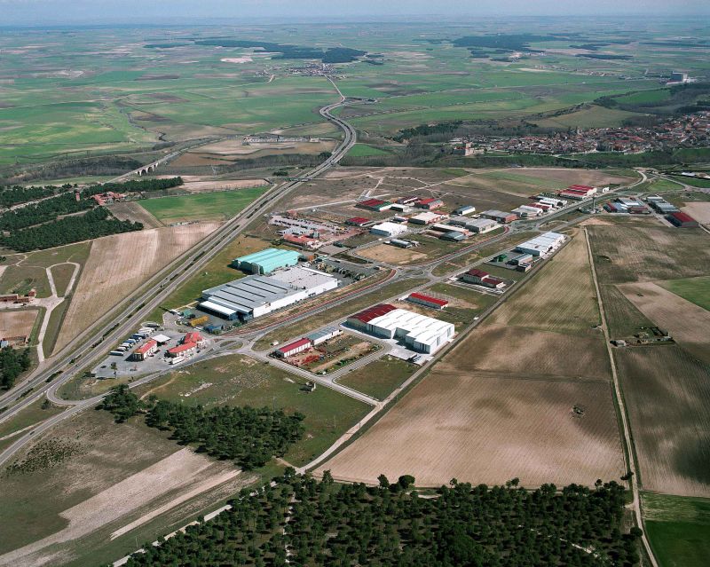 Foto aérea de la actuación