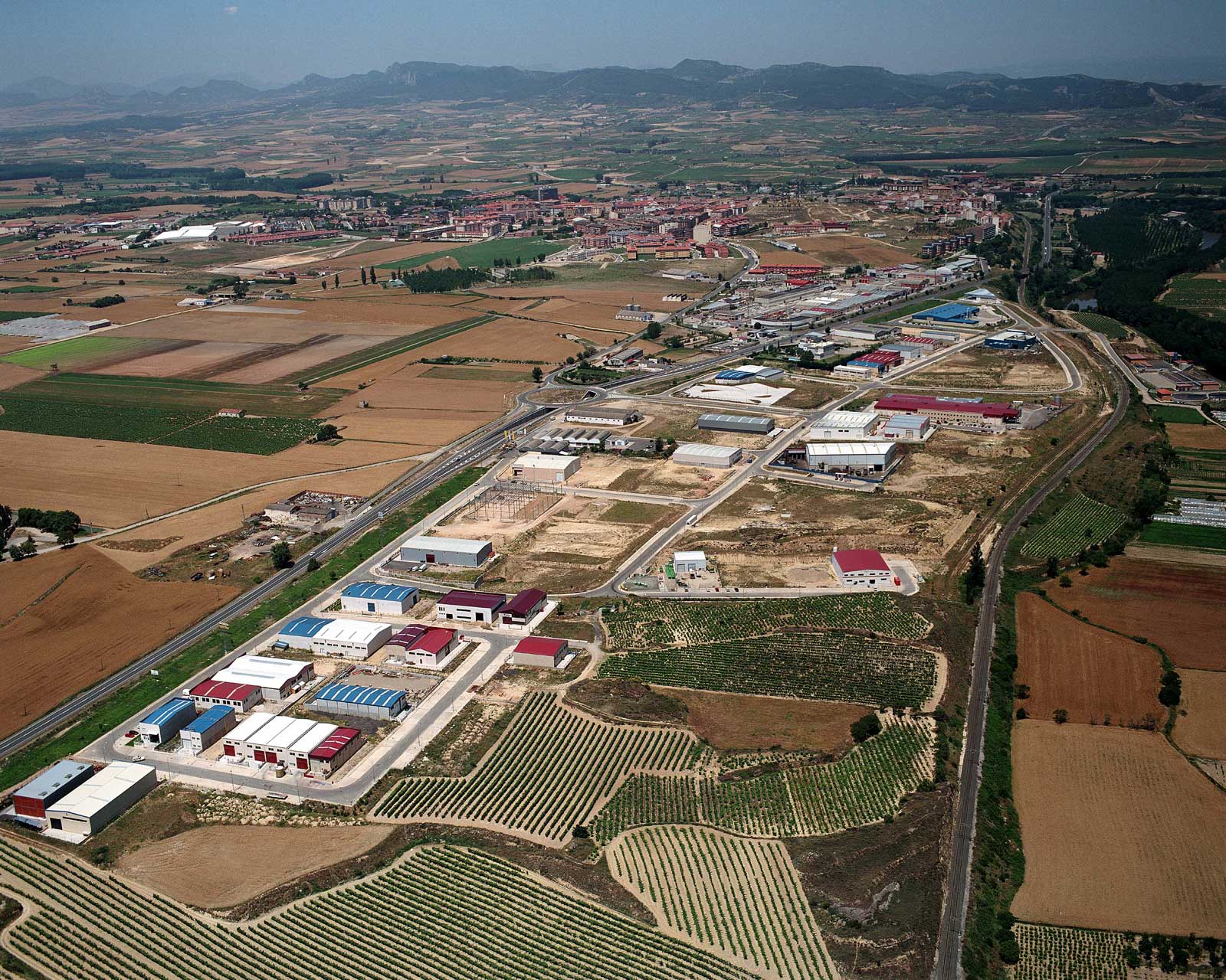 Foto aérea de la actuación