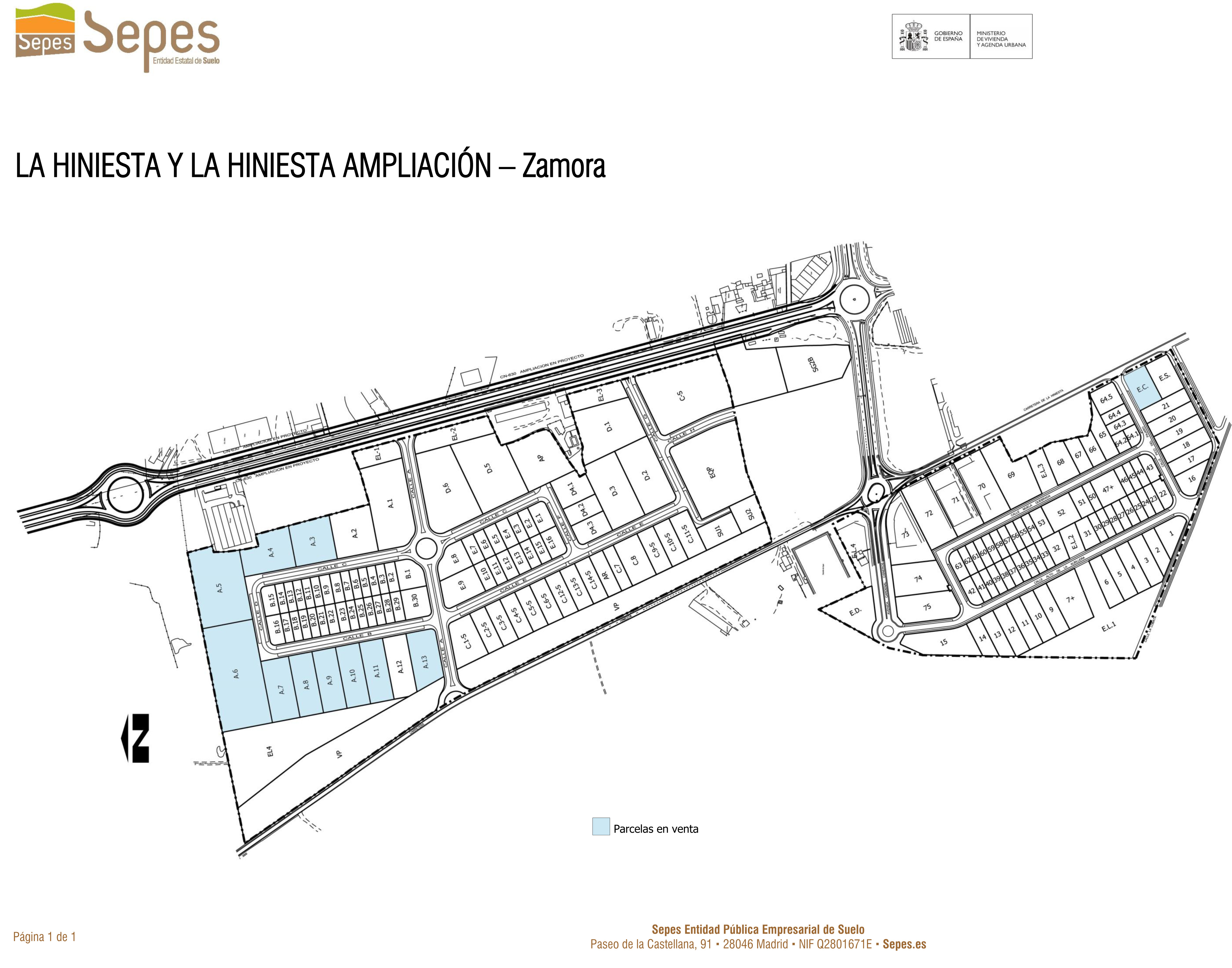 Plano de la actuación