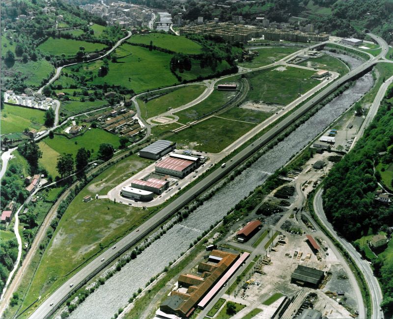 Foto aérea de la actuación
