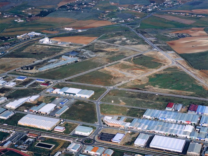 Foto aérea de la actuación