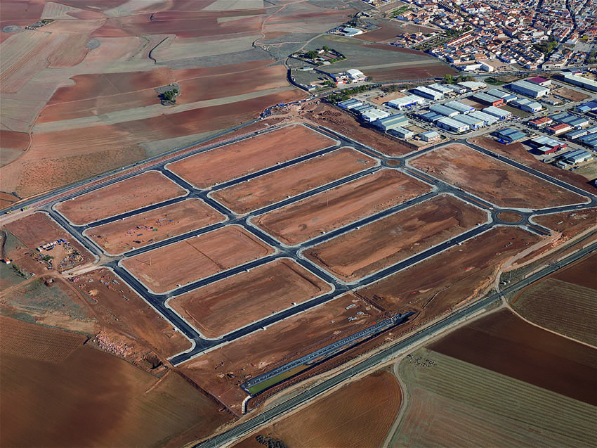 Foto aérea de la actuación