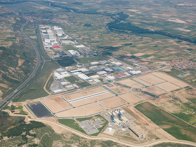Foto aérea de la actuación