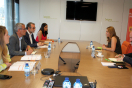 Fidel Vázquez ha mantenido un encuentro con la delegada del Gobierno en Castilla y León