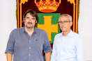 El director general de SEPES, Fidel Vázquez, se reúne con el alcalde en su visita a Marchamalo 