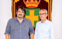 El director general de SEPES, Fidel Vázquez, se reúne con el alcalde en su visita a Marchamalo 